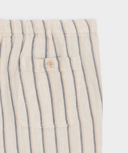 Todd Snyder Relaxed Linen Beach Pant in White White