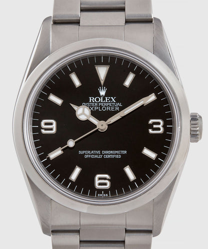 Todd Snyder 1997 Rolex Oyster Perpetual Explorer Watch Silver