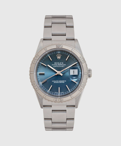 Todd Snyder 2000 Rolex Thunderbird Datejust Watch Silver