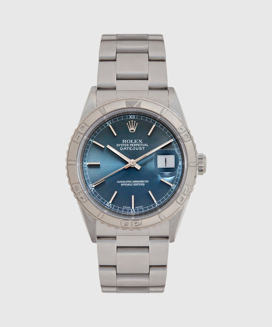 Todd Snyder 2000 Rolex Thunderbird Datejust Watch Silver