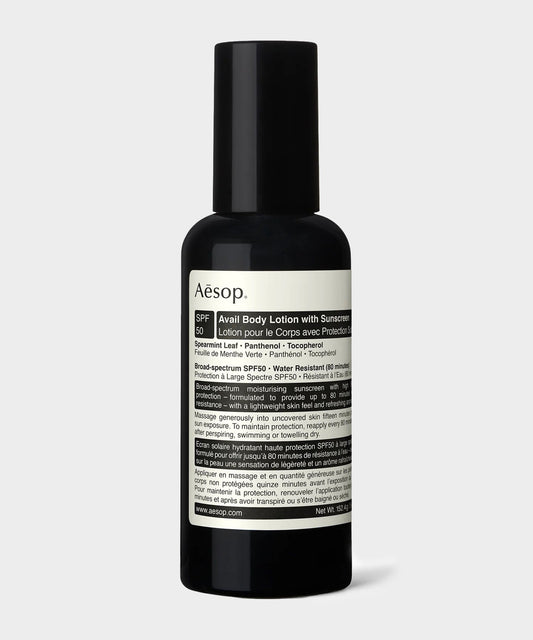 Todd Snyder Aesop Avail Body Lotion SPF50 150mL Black