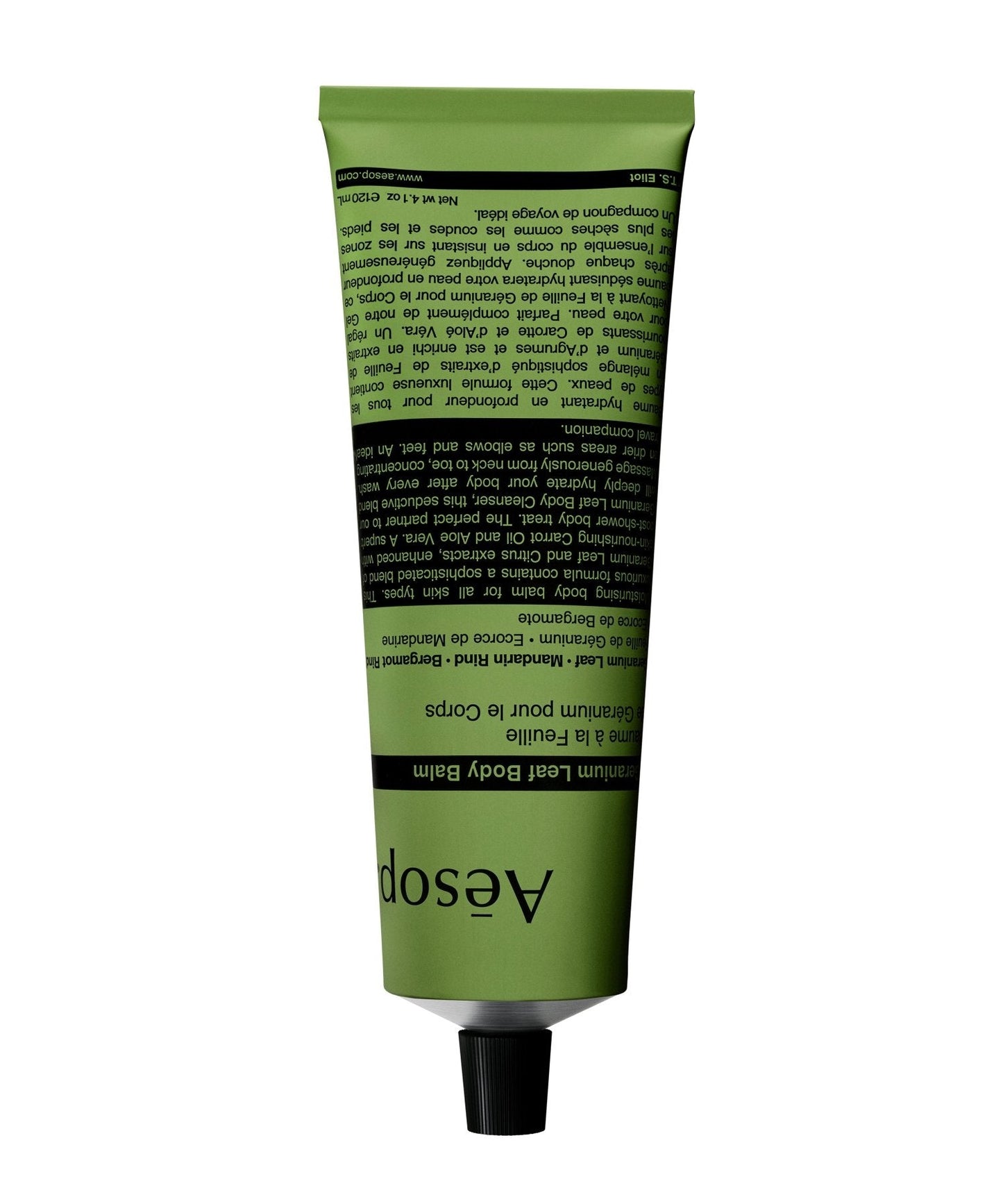 Todd Snyder Aesop Geranium Leaf Body Balm Tube 120ml Black