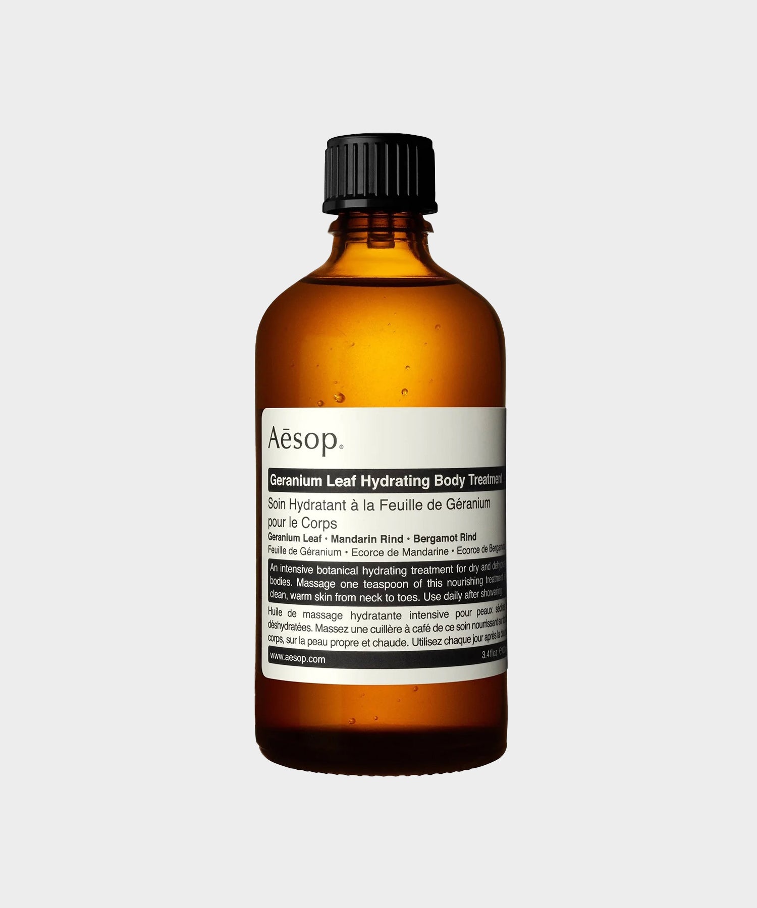 Todd Snyder Aesop Geranium Leaf Hydrating Body Treatment 3.4 oz Black
