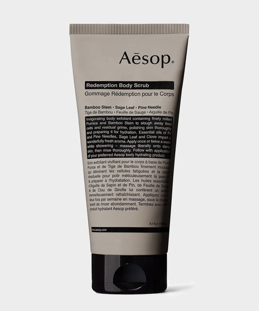 Todd Snyder Aesop Redemption Body Scrub 180ml Black
