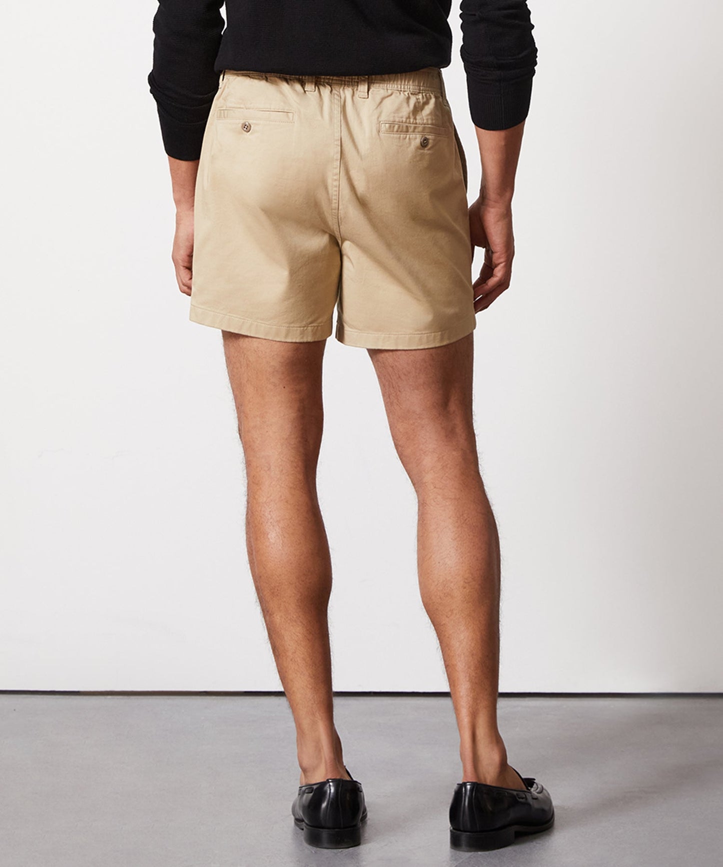 Todd Snyder 5" Cotton Beachcomber Short in Pebble Beige Pebble Beige