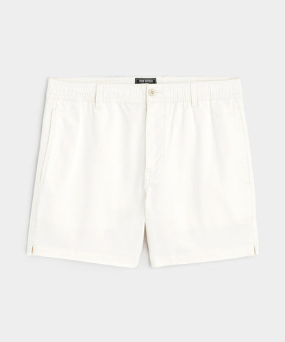 Todd Snyder 5" Cotton Beachcomber Short in Off White Bisque