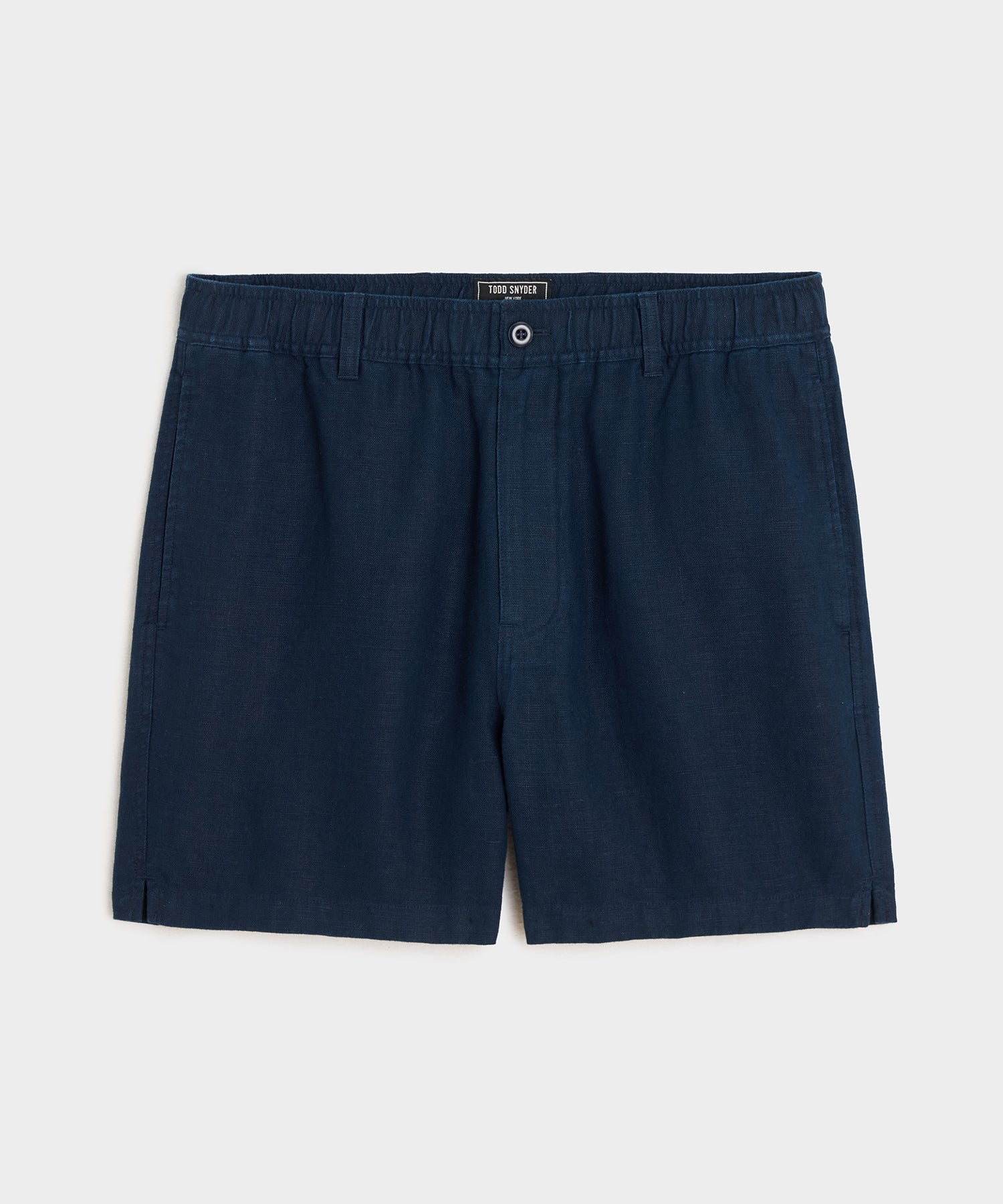 Todd Snyder 5" Linen Beachcomber Short in Navy Navy