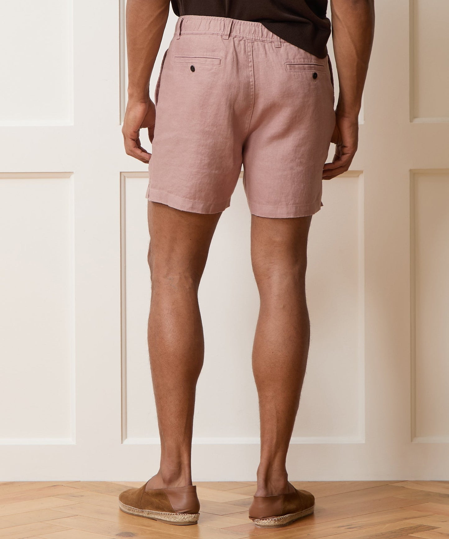 Todd Snyder 5" Linen Beachcomber Short in Rosy Tan Rosy Tan