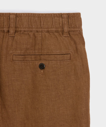 Todd Snyder 5" Linen Beachcomber Short in Clay Clay