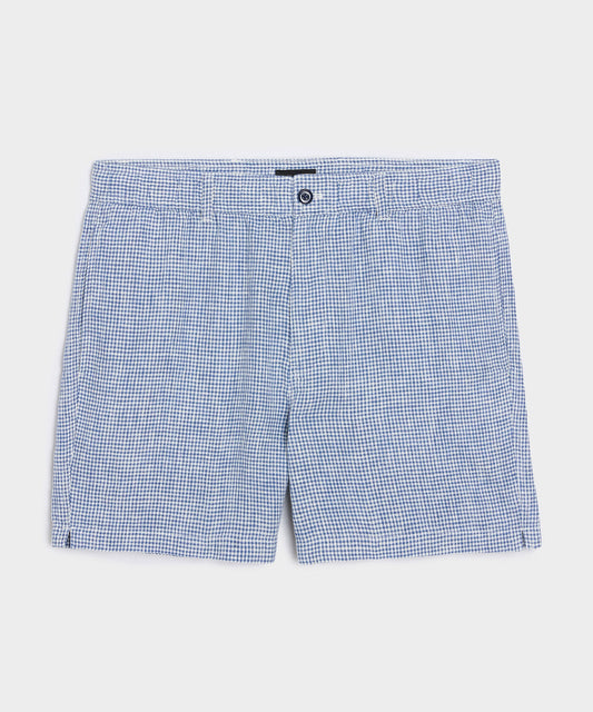 Todd Snyder 5" Linen Beachcomber Short in Navy Navy