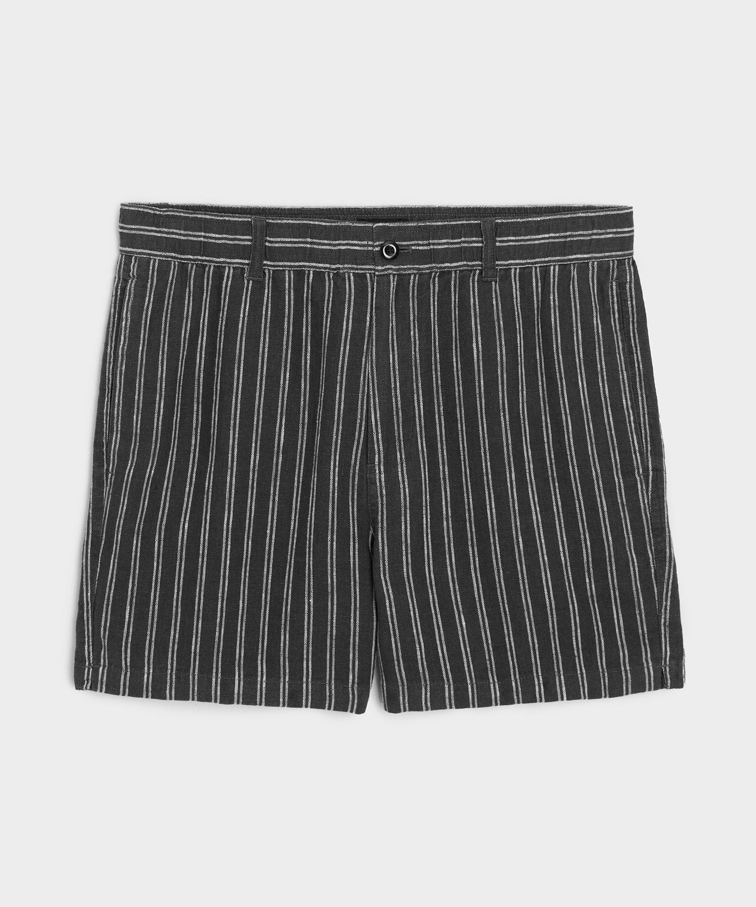 Todd Snyder 5" Linen Beachcomber Short in Black Black