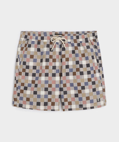 Todd Snyder 5" Montauk Swim Trunk in Multi Multi