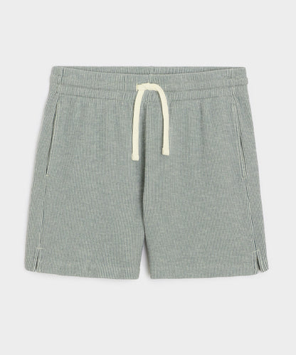 Todd Snyder 6" Striped Cotton Short in Faded Jade Stripe Faded Jade