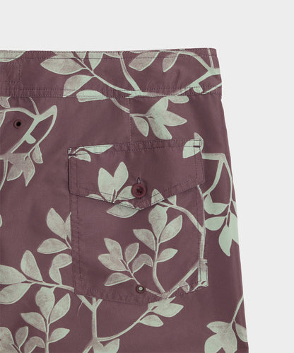 Todd Snyder 7" Boardshort in Burgundy Burgundy