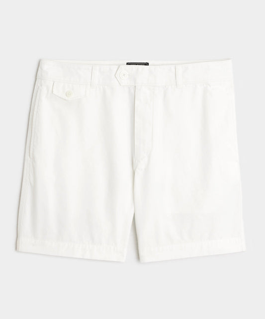 Todd Snyder 7" Chino Hudson Short in White White