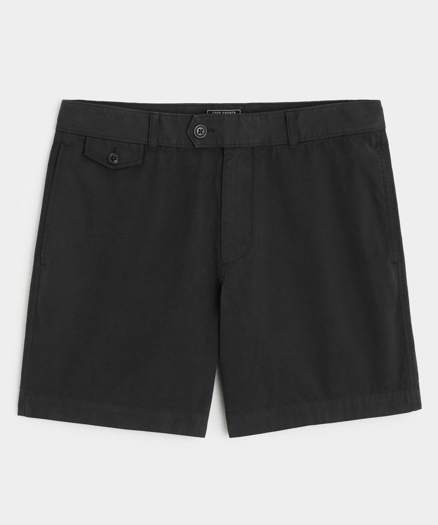 Todd Snyder 7" Chino Hudson Short in Black Black