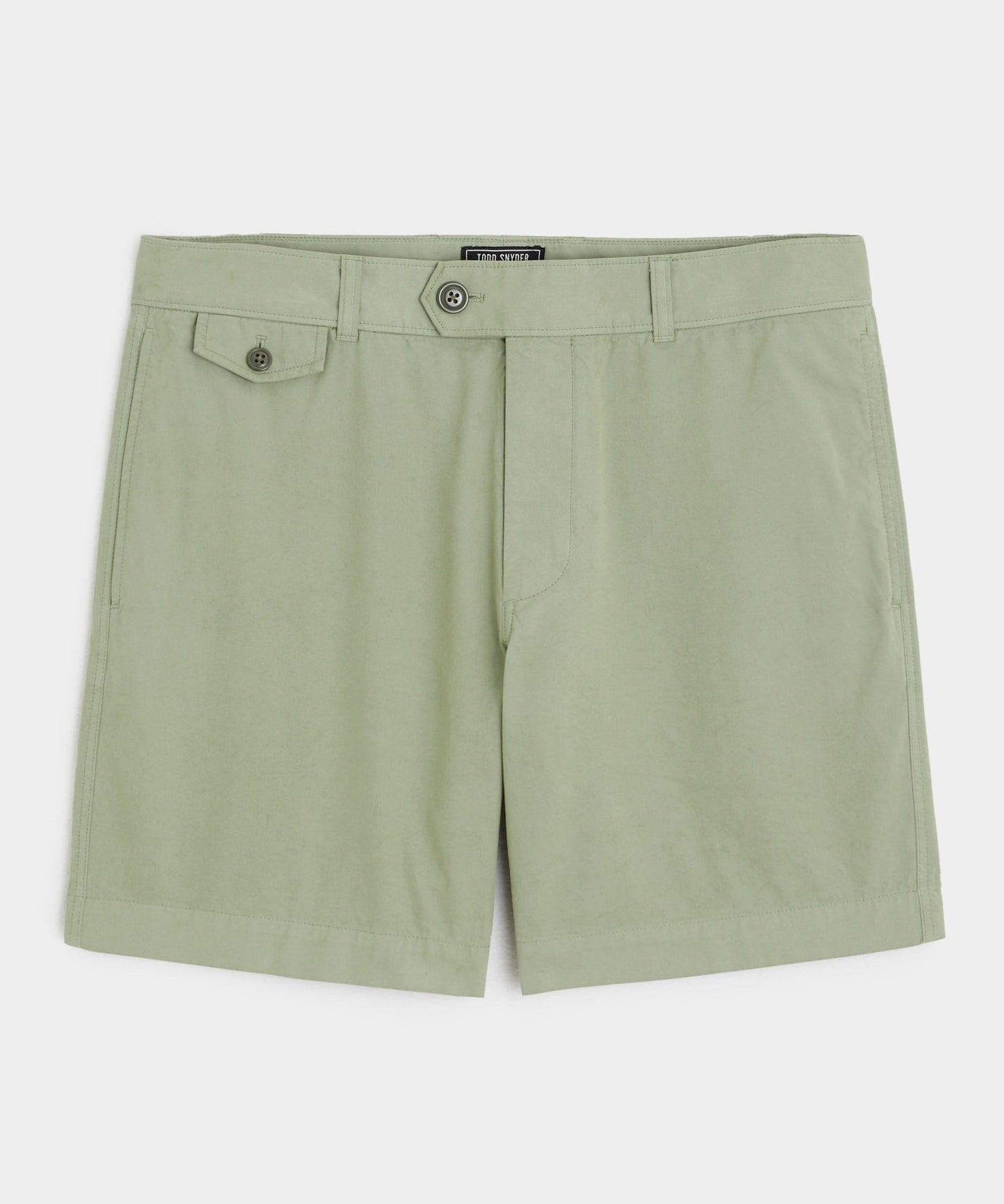 Todd Snyder 7" Chino Hudson Short in Green Sage Green Sage