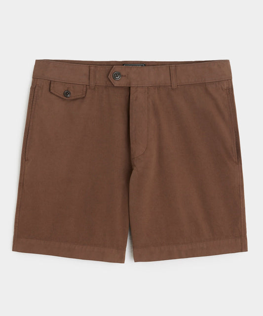 Todd Snyder 7" Chino Hudson Short in Brown Cigar