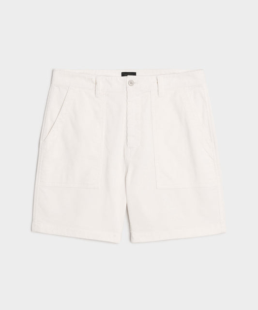 Todd Snyder 7" Corduroy Camp Short in Bisque Bisque
