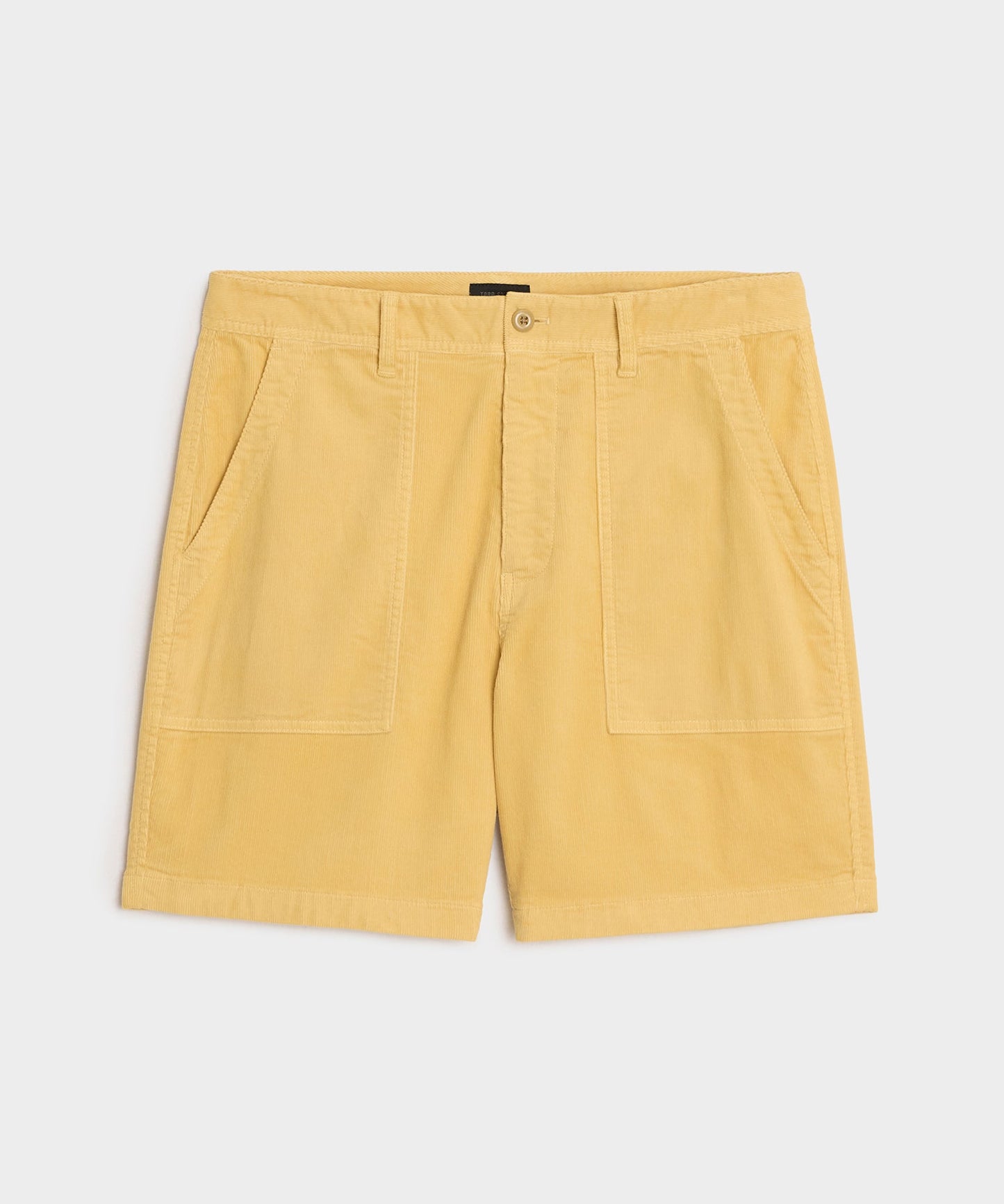 Todd Snyder 7" Corduroy Camp Short in Craspedia Craspedia