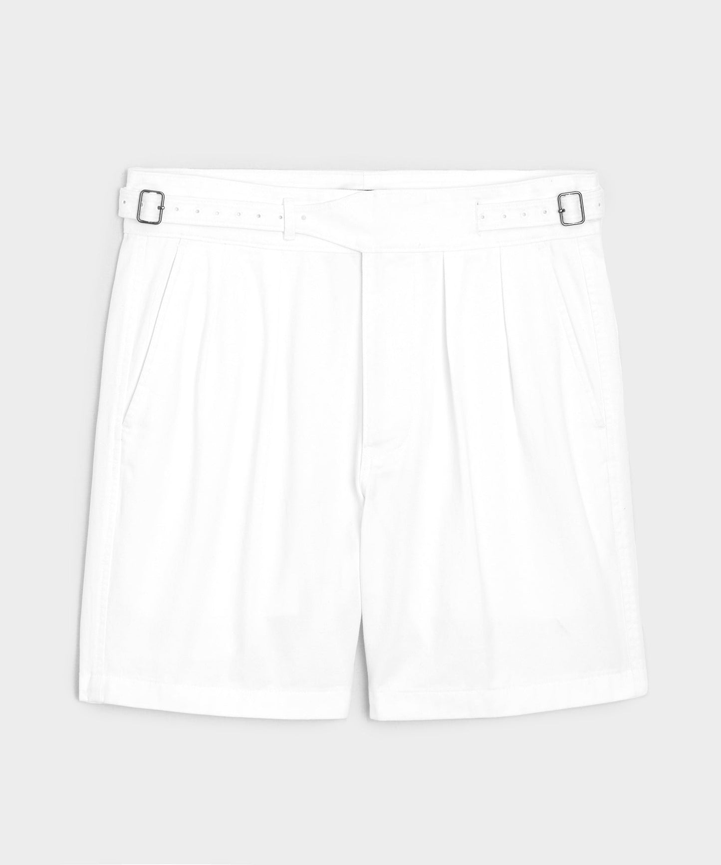 Todd Snyder 7" Cotton Gurkha Short in White White