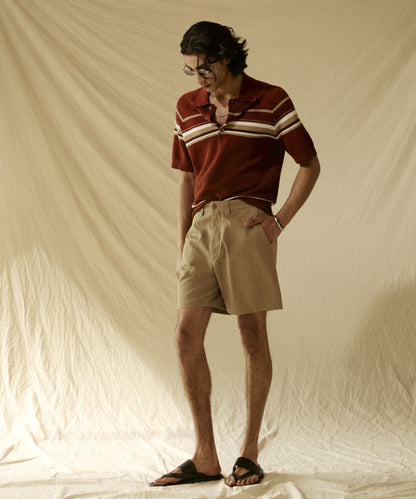 Todd Snyder 7" Favorite Chino Short in Khaki Khaki