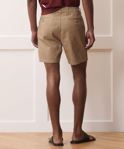 Todd Snyder 7" Favorite Chino Short in Khaki Khaki