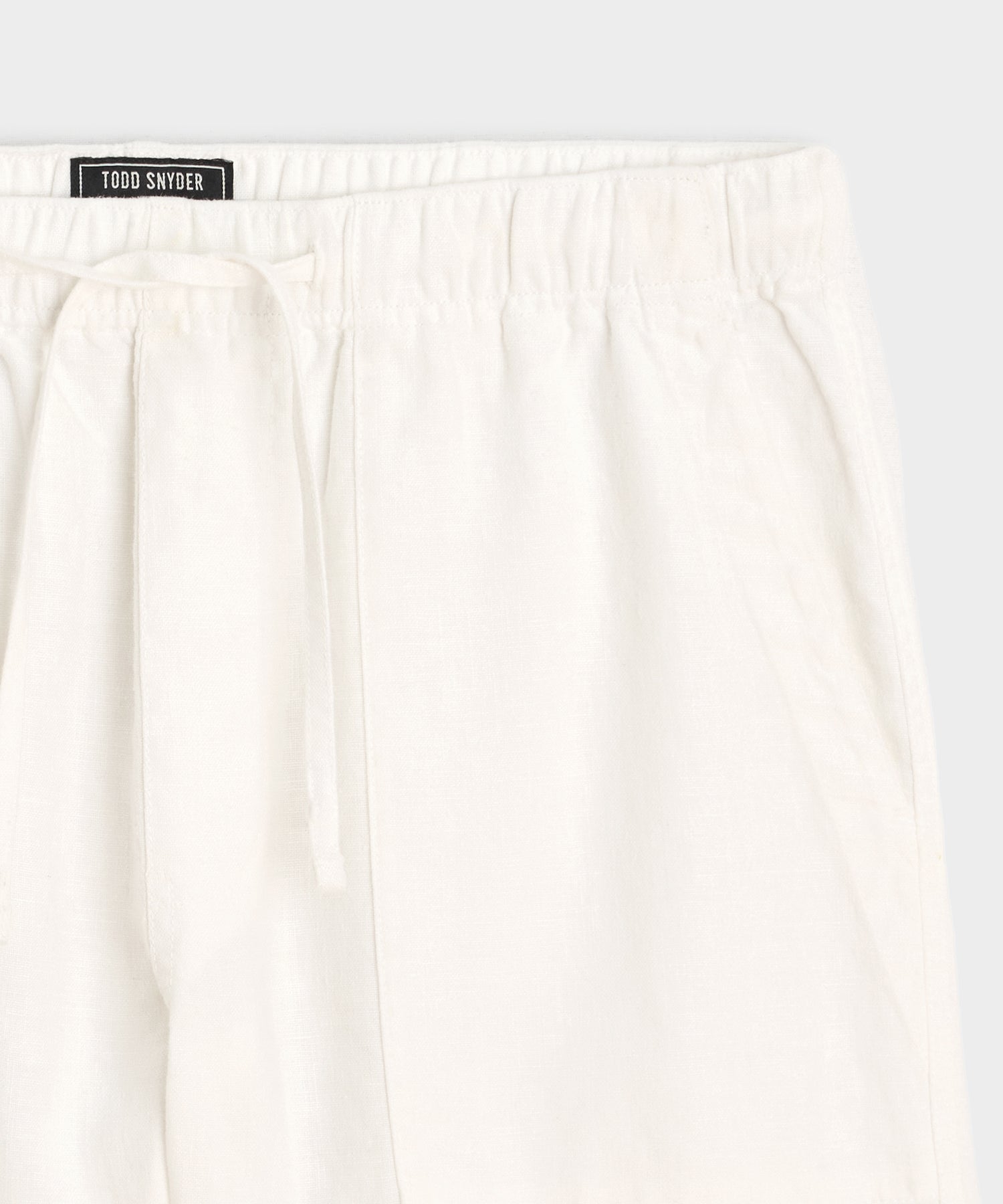 Todd Snyder 7" Linen Beach Short White