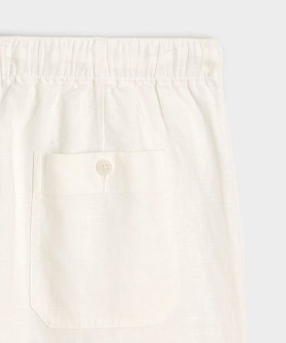 Todd Snyder 7" Linen Beach Short White