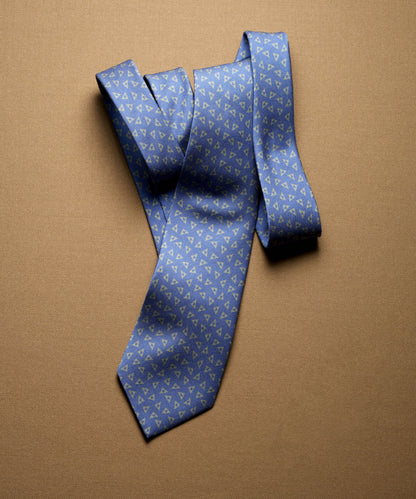 Todd Snyder 100% Silk Tie in Blue Blue