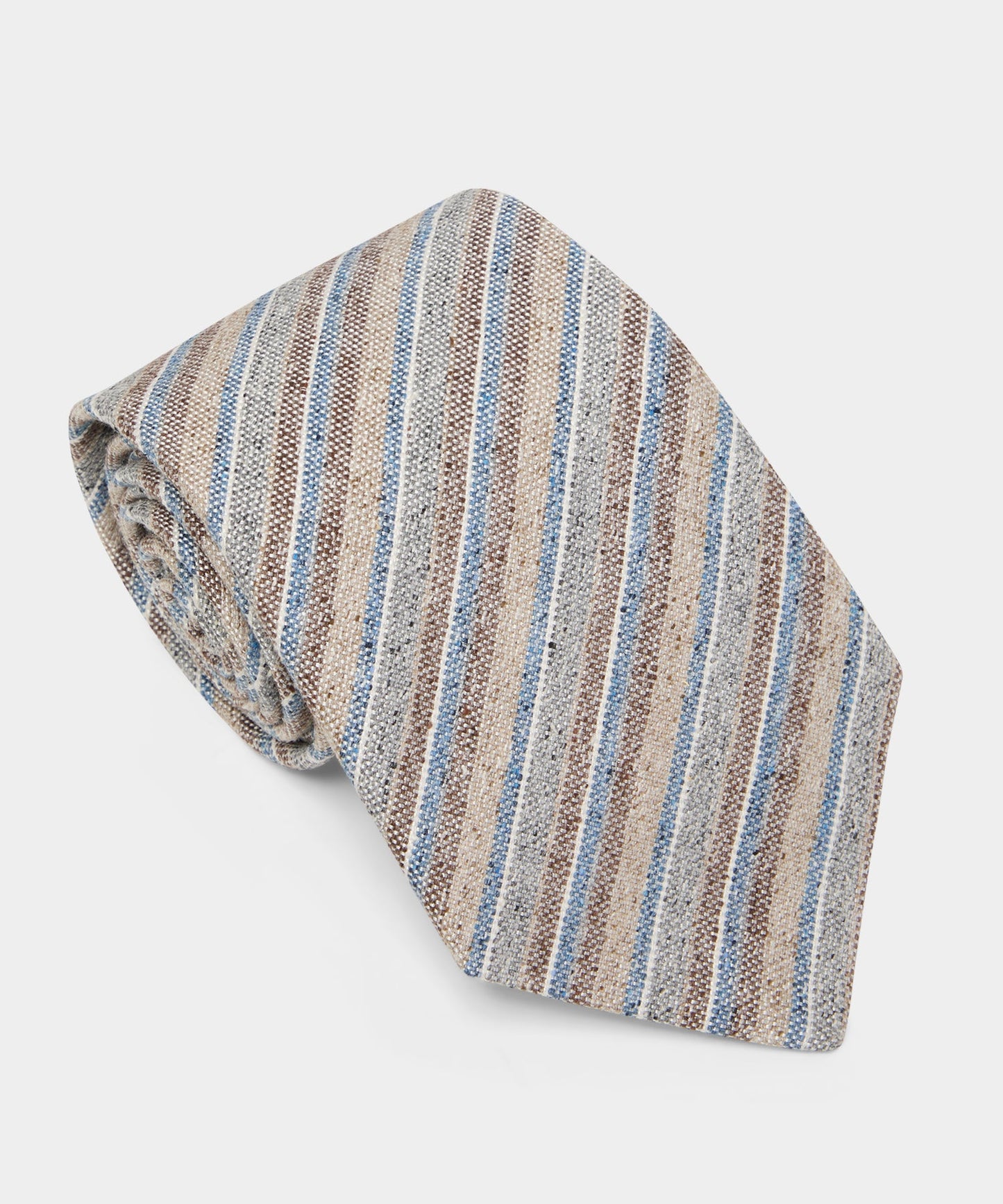 Todd Snyder Silk-Cotton Tie in Beige Beige