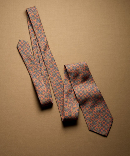 Todd Snyder 100% Silk Tie in Orange Orange