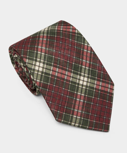 Todd Snyder 100% Linen Tie in Red Red