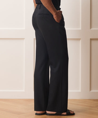 Todd Snyder Italian Wool Flare Trouser Black