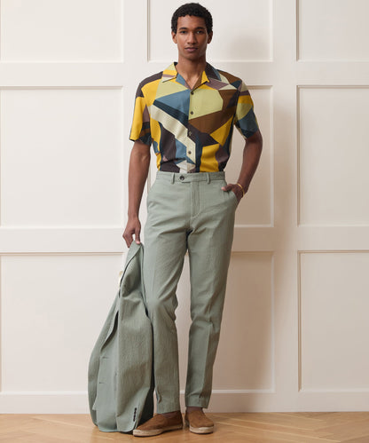 Todd Snyder Geometric Capri Shirt in Multi Geo Multi