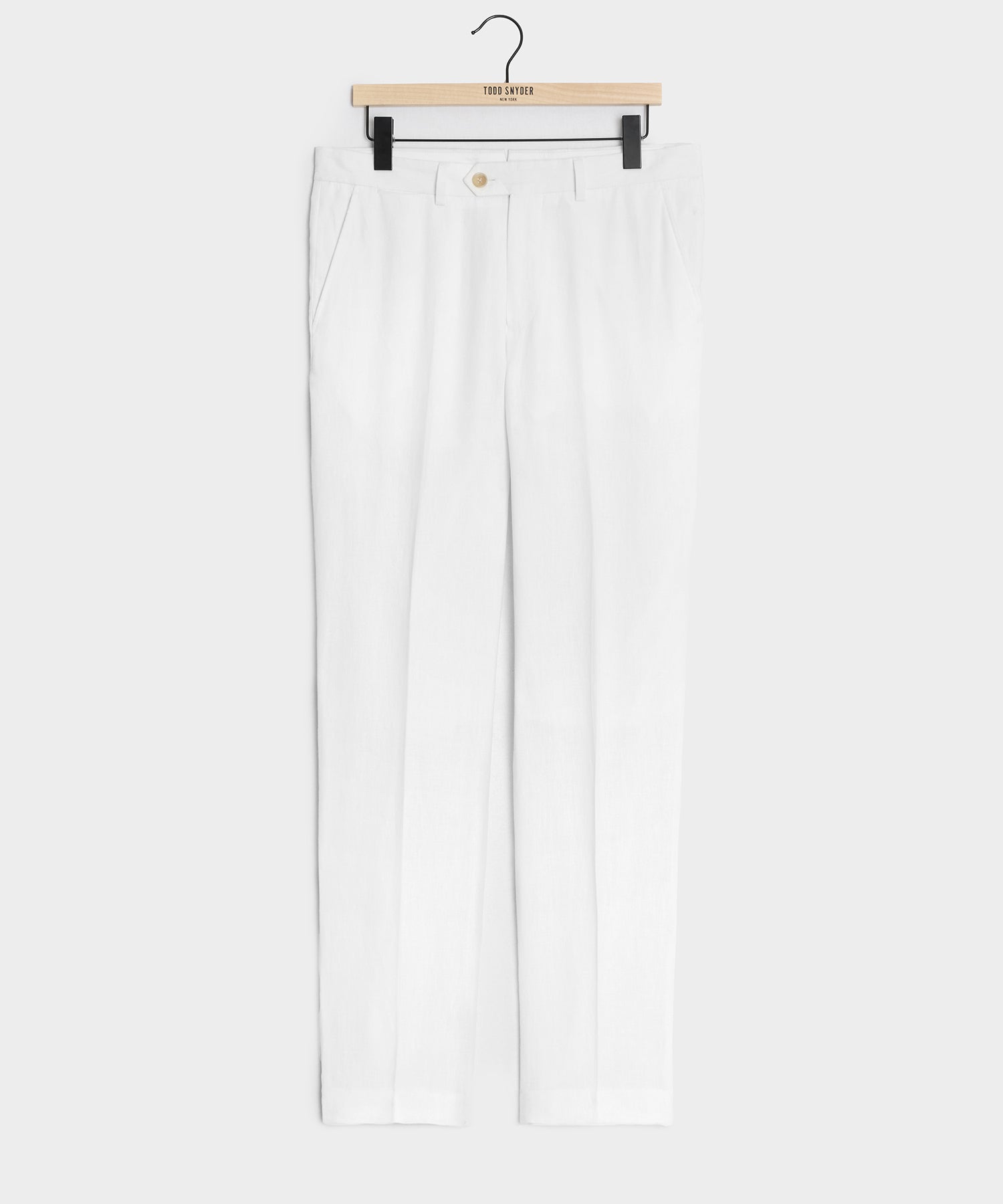 Todd Snyder Italian Linen Sutton Trouser in White White