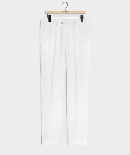 Todd Snyder Italian Linen Sutton Trouser in White White