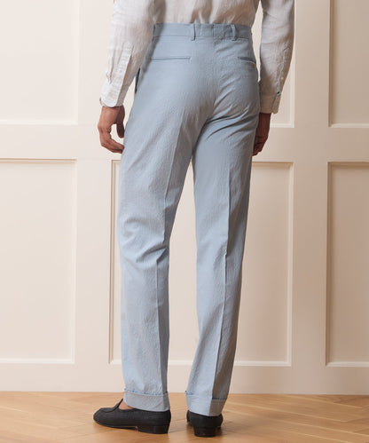 Todd Snyder Italian Seersucker Madison Trouser in Light Blue Light Blue