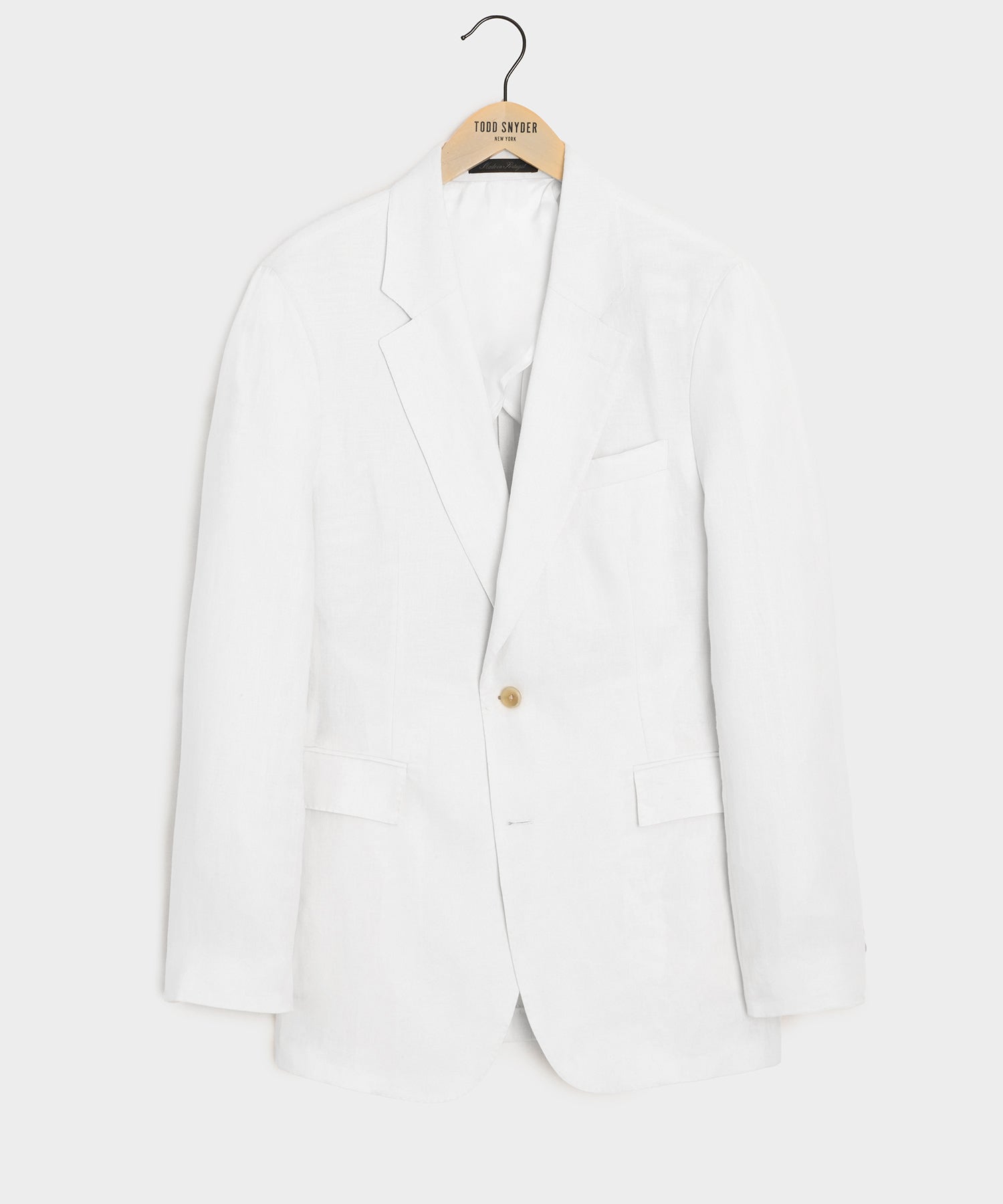 Todd Snyder Italian Linen Sutton Jacket in White White
