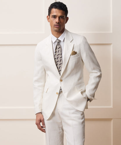 Todd Snyder Italian Linen Sutton Jacket in White White