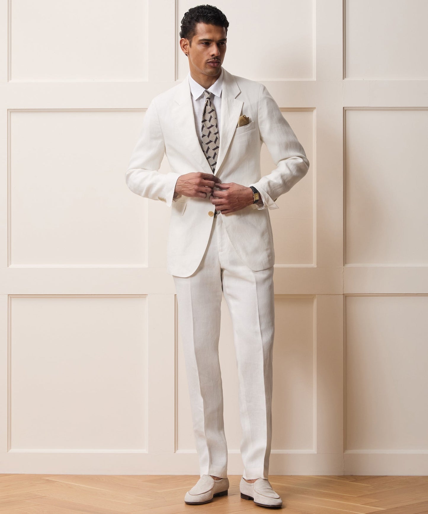 Todd Snyder Italian Linen Sutton Jacket in White White