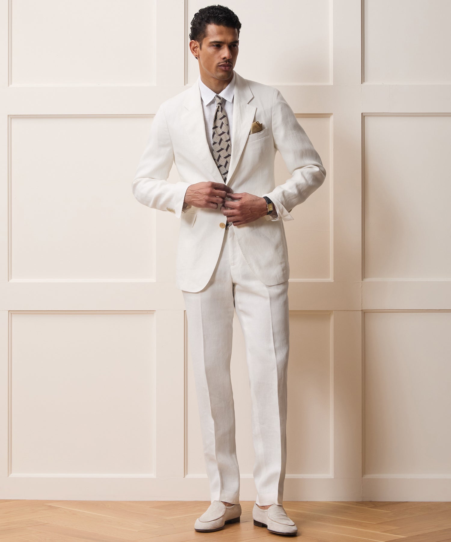Todd Snyder Italian Linen Sutton Jacket in White White