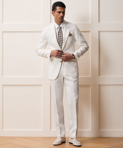 Todd Snyder Italian Linen Sutton Jacket in White White