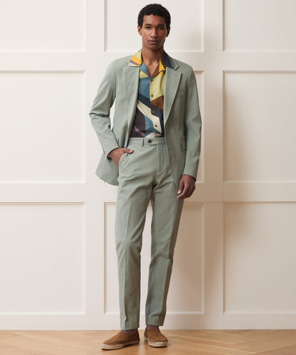 Todd Snyder Italian Seersucker Sutton Jacket in Seafoam Seafoam