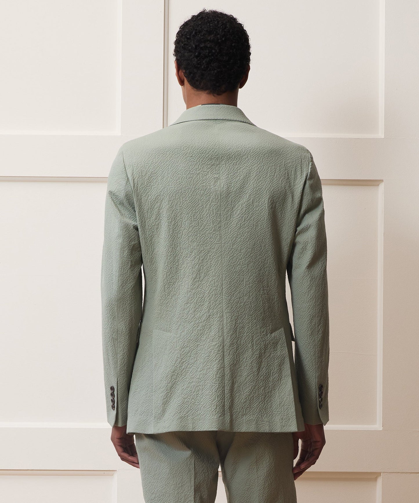 Todd Snyder Italian Seersucker Sutton Jacket in Seafoam Seafoam