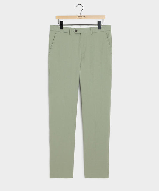 Todd Snyder Italian Seersucker Sutton Trouser in Seafoam Seafoam