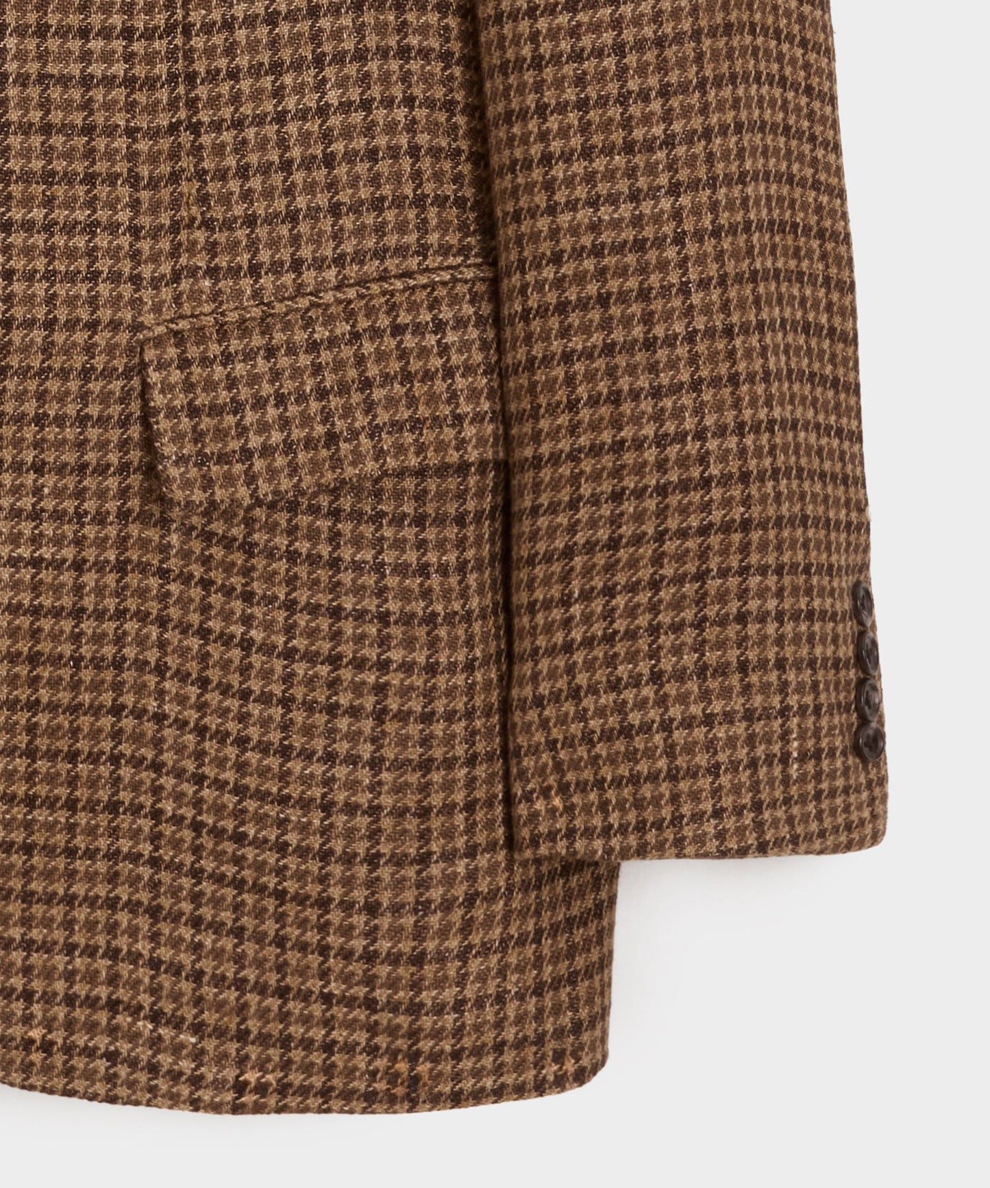 Todd Snyder Italian Linen Houndstooth Sport Coat in Brown Houndstooth Brown