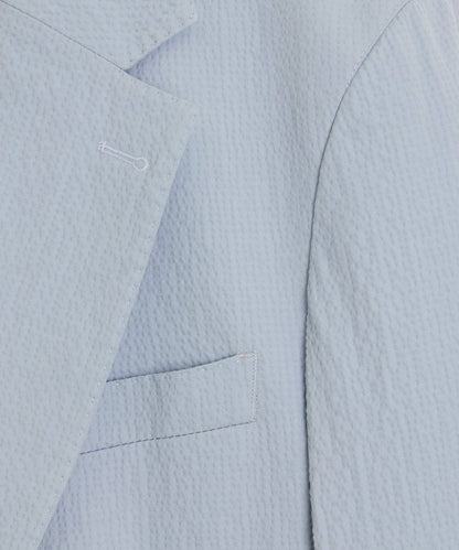 Todd Snyder Italian Seersucker Madison Jacket in Light Blue Light Blue