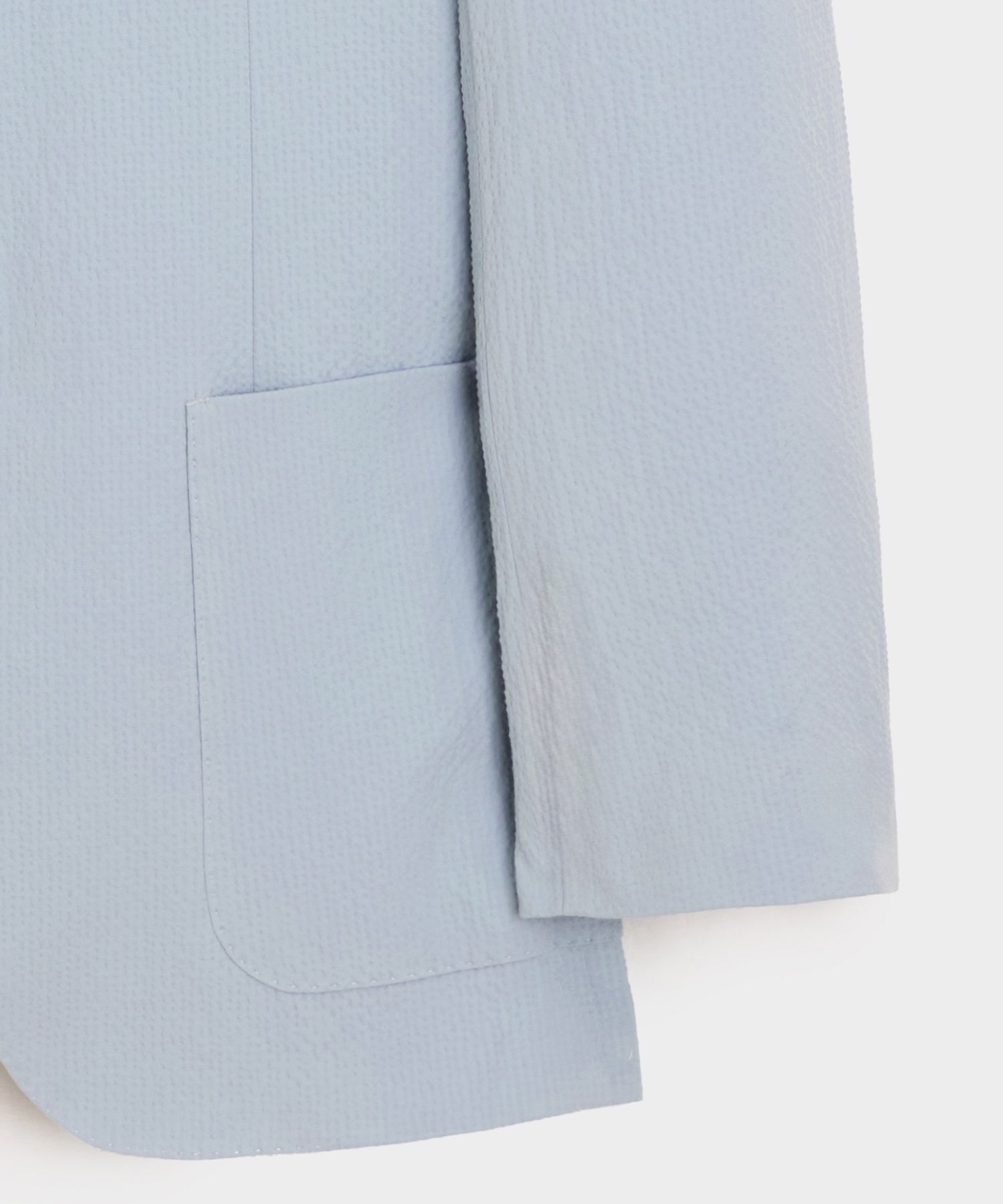 Todd Snyder Italian Seersucker Madison Jacket in Light Blue Light Blue