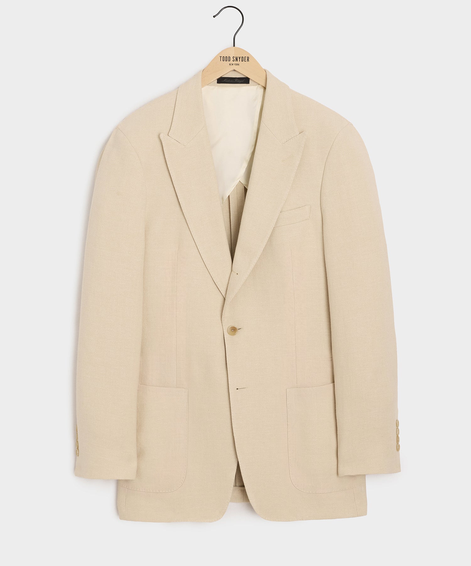 Todd Snyder Italian Linen-Cotton Madison Jacket in Birch Birch
